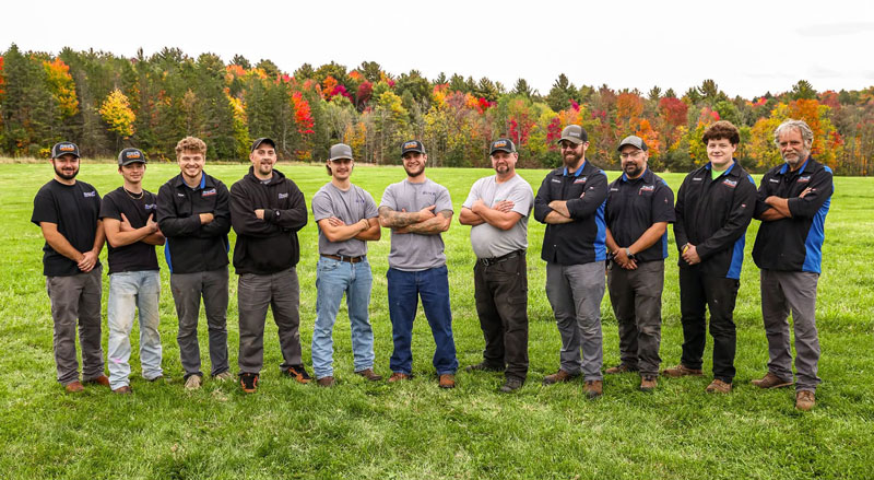 Group photo of the Brock's Field Team