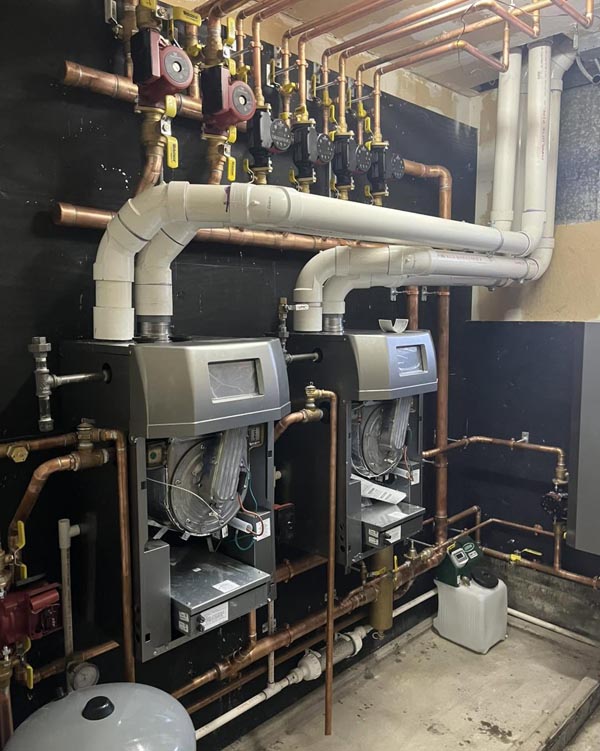 Newly installed dual NTI Boilers