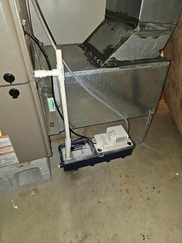 Newly installed condensate neutralizer & pump