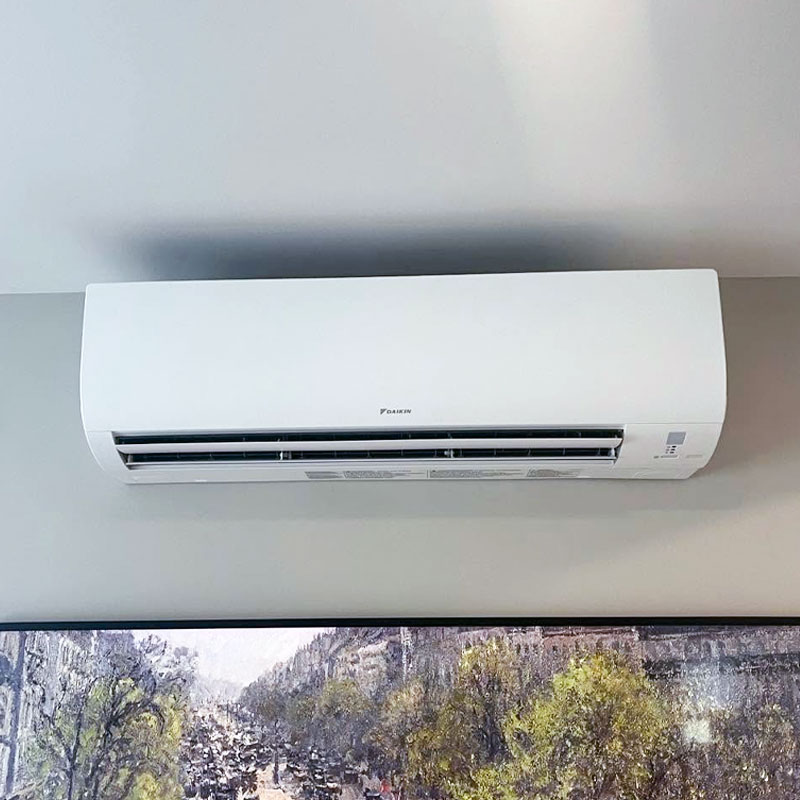 Installed Daikin Wall Unit Heat Pump